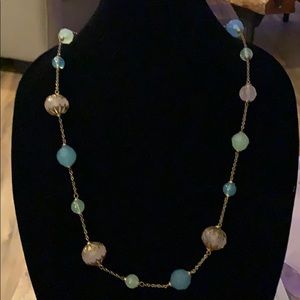 Beautiful multicolored stone necklace